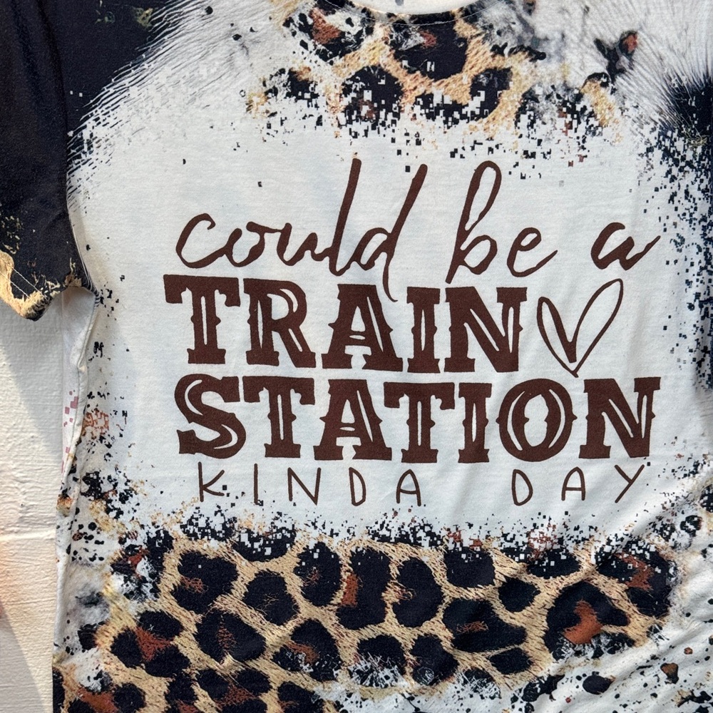 Leopard Print Kids Shirt - Brown and Black